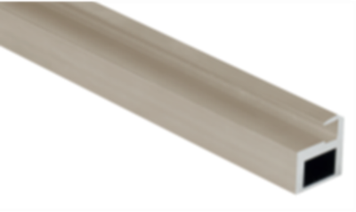 Perfecta под вставку, под покраску с черной технической анодировкой 3500мм