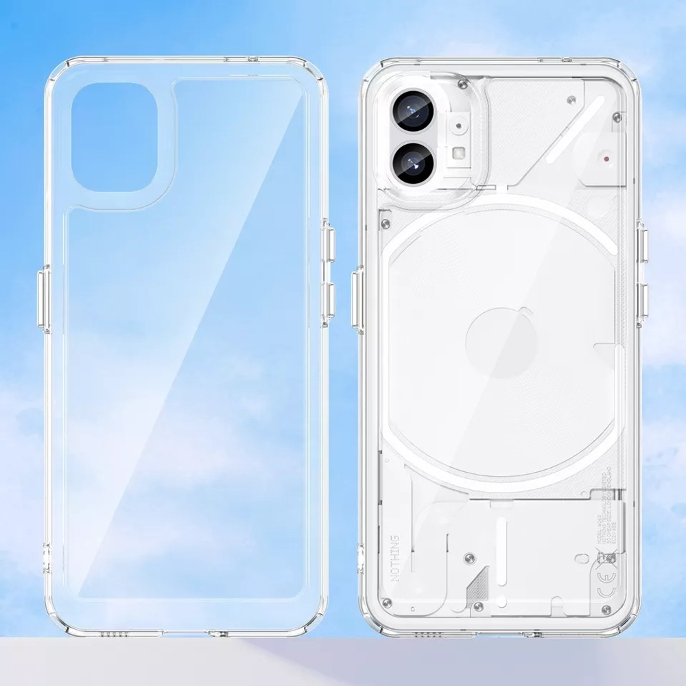 Усиленный двухкомпонентный чехол для смартфона Nothing Phone (1), мягкий отклик кнопок