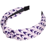 Ободок для волос «ЛАФАНТАЛЬ», принт гусиная лапка, ширина 2.8см, микс 5 цветов (стикер на внутр. часть)