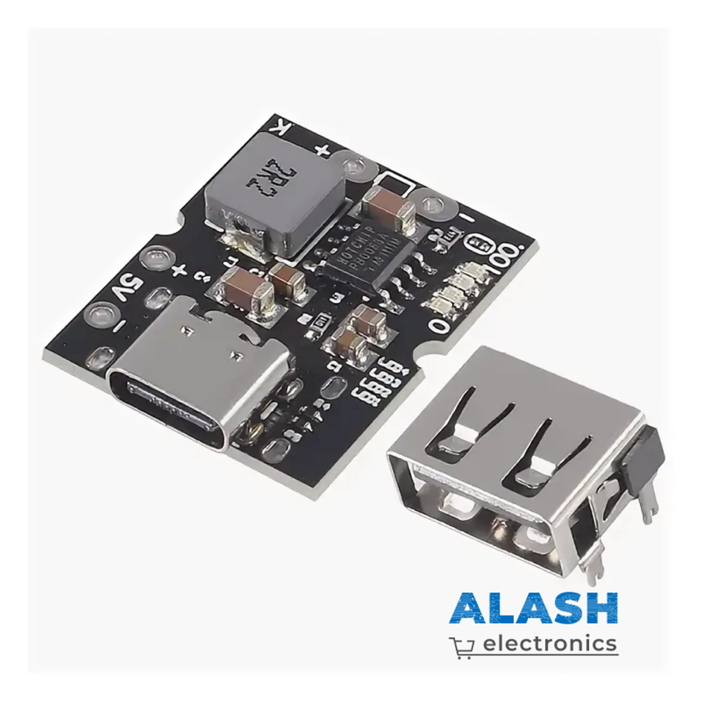Модуль MINI PowerBANK с TYPE-C входом и отдельно USB-A выходом 5V 2A