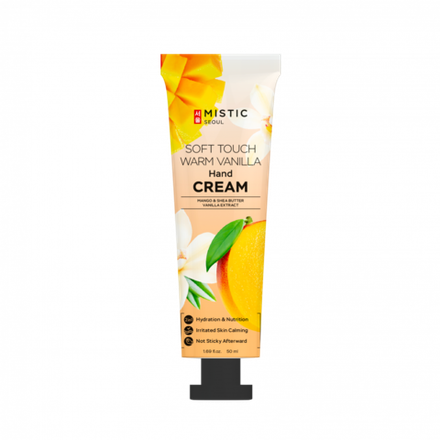 MISTIC SOFT TOUCH SWEET MANGO Hand Cream Восстанавливающий крем для рук с экстрактом манго и маслом ши 50мл