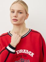 СВИТШОТ «NO DRAMA» КРАСНЫЙ