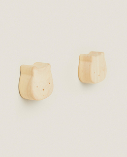 Мебельная ручка Zara Home, 2х4х4 см, дерево, 2 шт., 3698/555