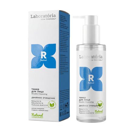 Laboratoria Тонер для лица "Double cleansing. Двойное очищение" с ретинолом