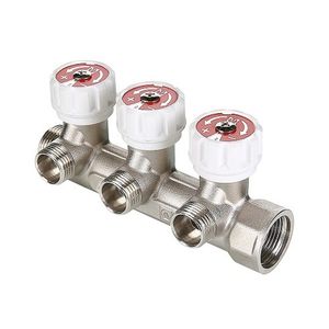 Коллекторы Valtec VTc.570.N с вентилями для водоснабжения