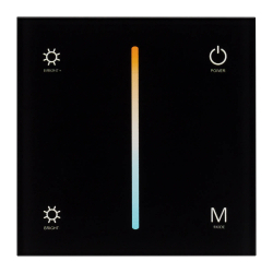 Панель SMART-P21-MIX-G-IN Black (12-24V, 4x3A, Sens, 2.4G) (Arlight, IP20 Пластик, 5 лет) 033765