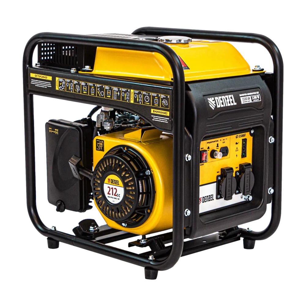 СПЕЦИАЛЬНОЕ ПРЕДЛОЖЕНИЕ! Генератор инверторный GT-3500iF, 3.5 кВт, 230 В, Denzel