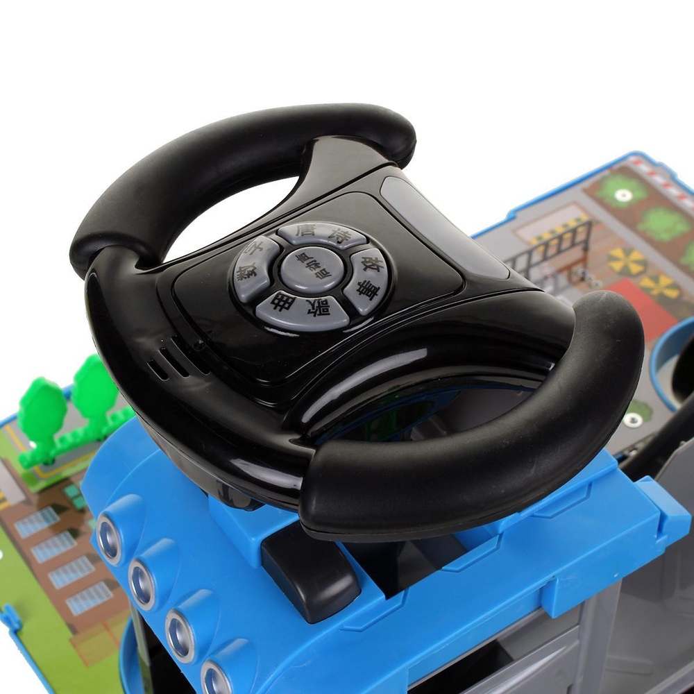 Парковка "Пропускной пункт" (52х19х36) (бат.3*AA не в комплекте ) в коробка