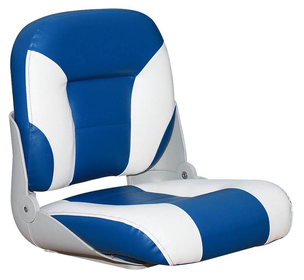 Сиденье типа "Sport low back", белое с синим (10253852)