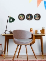 Картины на стену интерьерная на холсте 3 шт 17.5 см