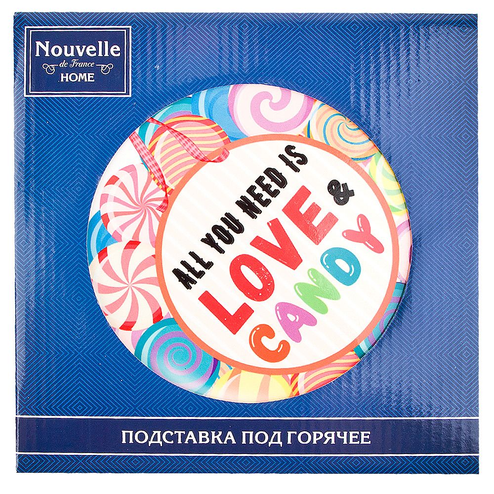 Подставка под горячее с пробкой "Сладости" 18*23*0.5см. (3вида) (подарочная упаковка)