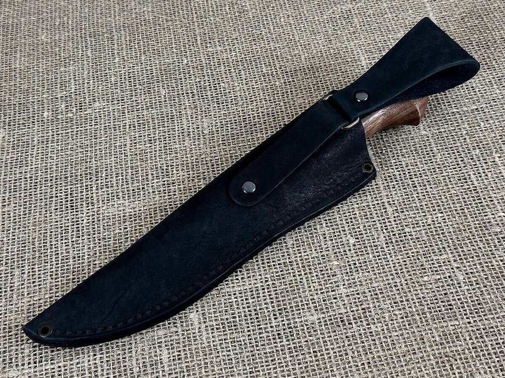 Финский нож Пуукко, рукоять орех