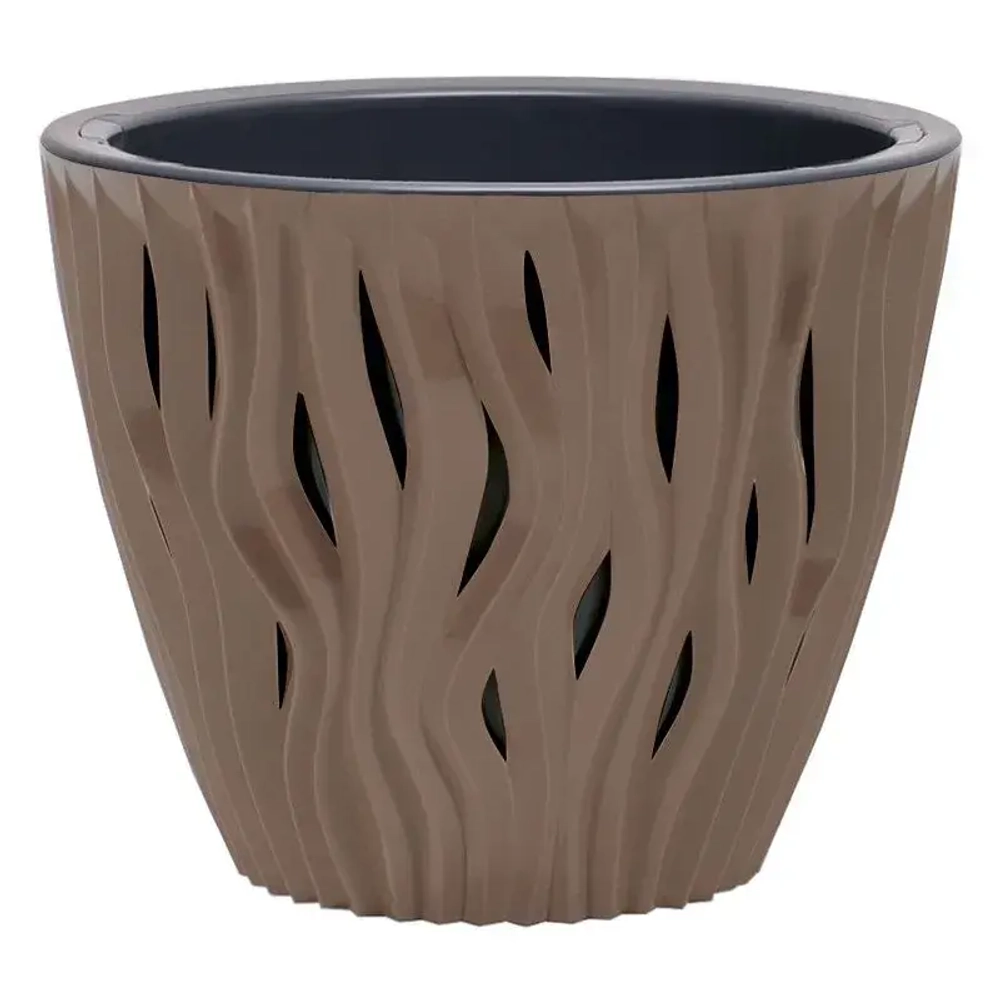 Кашпо "Вдохновение" (3 л.) Цв. Мокачино (Арт. КШ-9674)