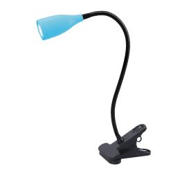 ULM-D501 4W-4000K BLUE Светильник настольный светодиодный прищепка. Механический выключатель. Синий. TM Uniel