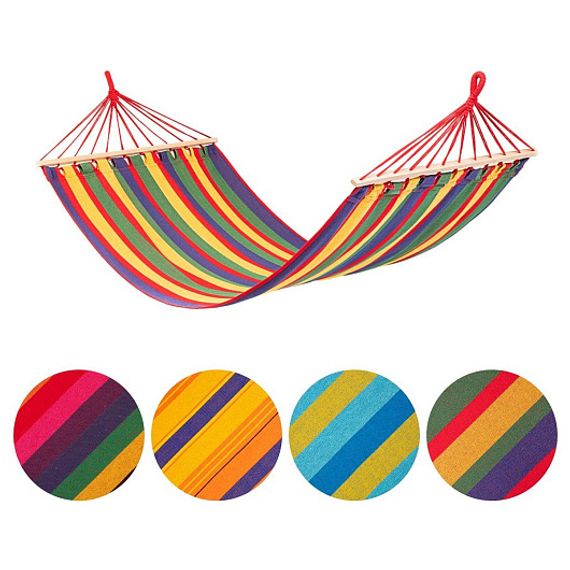 Гамак Helios тканевый 200х100см с планко (HS-G-P-200х100)