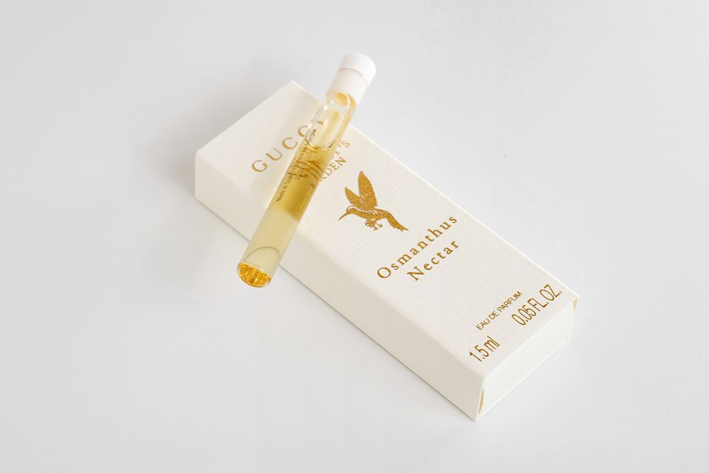 Пробник парфюмерной воды Osmantus Nectar от Gucci из коллекции The Alchemist's Garden