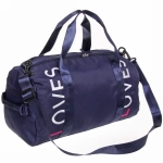 Сумка спортивная «Sport Loves», водонепроницаемый отдел + 2 кармана+отдел под обувь, цвет синий,42*24*18 см