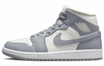 Кроссовки Jordan Air Jordan 1 Mid "Grey Sail" Dior2.0 (Женская размерная сетка)