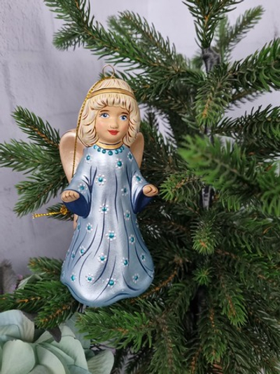 Ангел ёлочная игрушка из фарфора