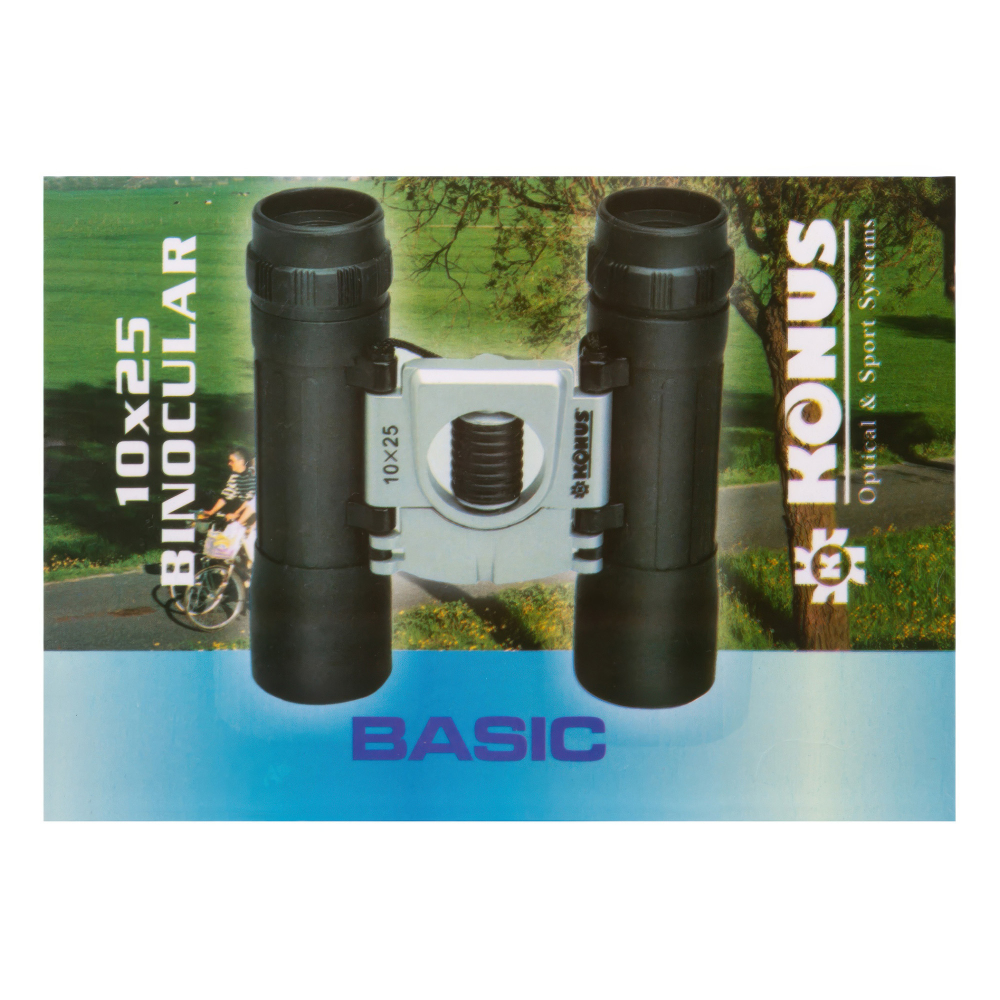 Бинокль Konus Basic 10x25— упаковка