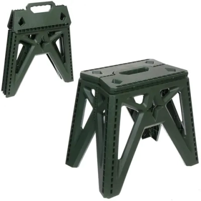 Табурет складной PL-204L, 38*27*34 см, до 100 кг, зеленый