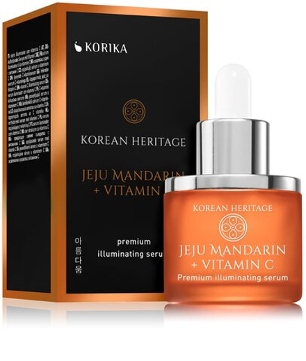 KORIKA Korean Heritage Jeju Mandarin + Vitamin C Premium Illuminating Serum - сыворотка для лица (осветляющая) /  z witaminą C 30  ml  / GTIN 8059300534861
