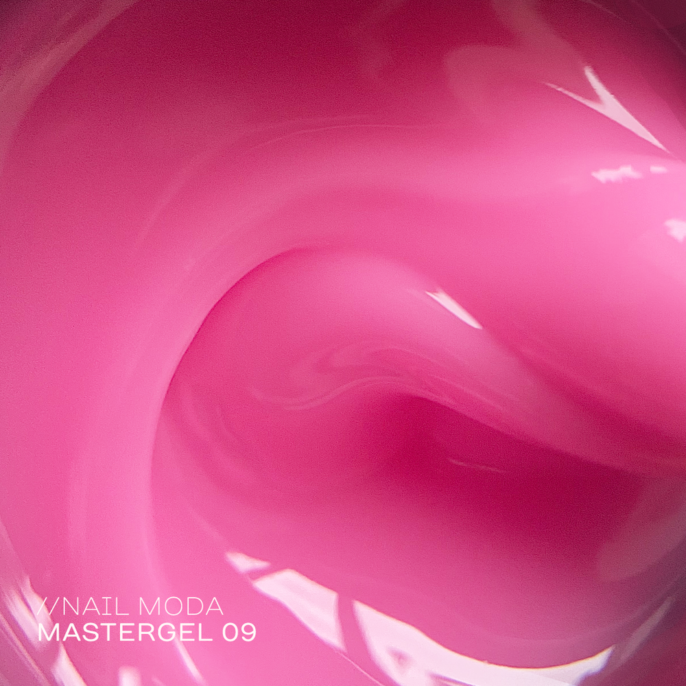 MASTERGEL - 09 NAIL MODA, моделирующий, цветной, 15 г