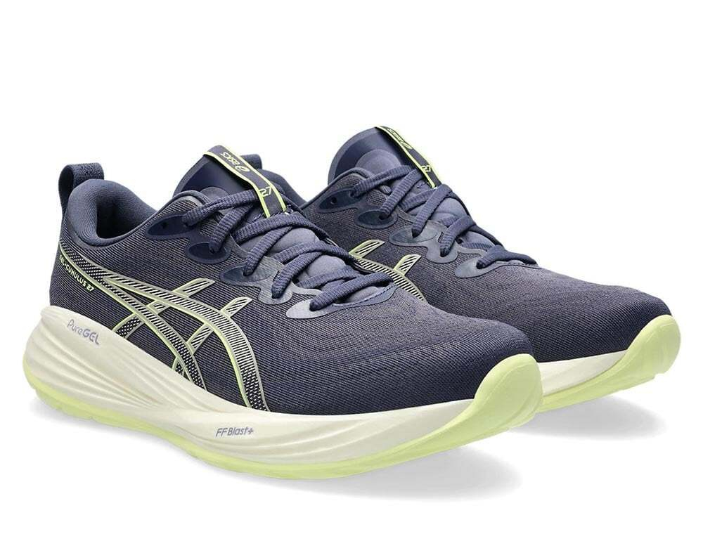 Кроссовки для бега мужские Asics Gel-Cumulus 27 Фиолетово-Лаймовые