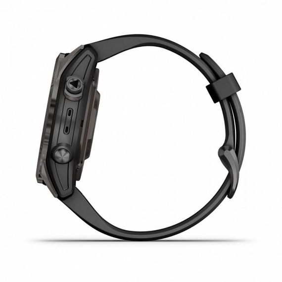 Garmin EPIX PRO Gen 2 Sapphire 42 мм — титан DLC, черный ремешок