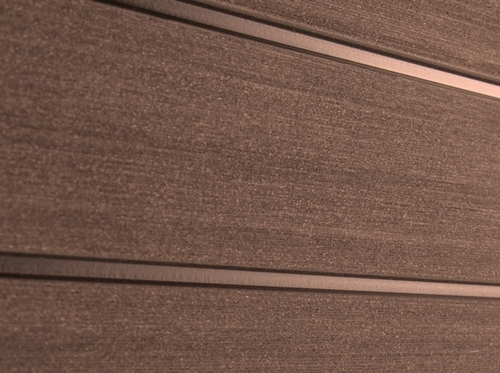 Заборная доска из ДПК - SW Agger. Цвет терракот. (1 м.п.)