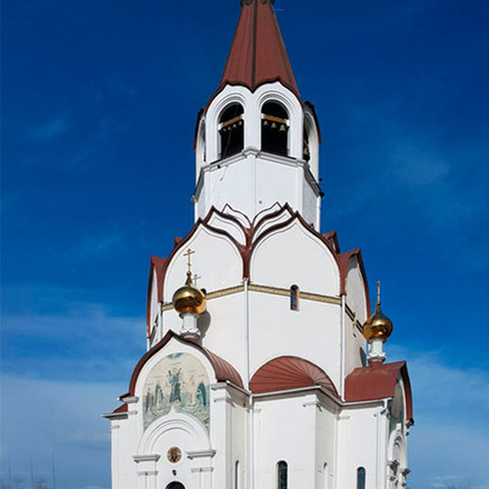 Отпевание в храме Андрея Первозванного (Нижний предел)