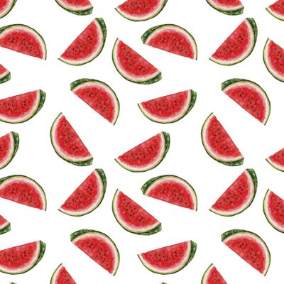 Арбузы акварель