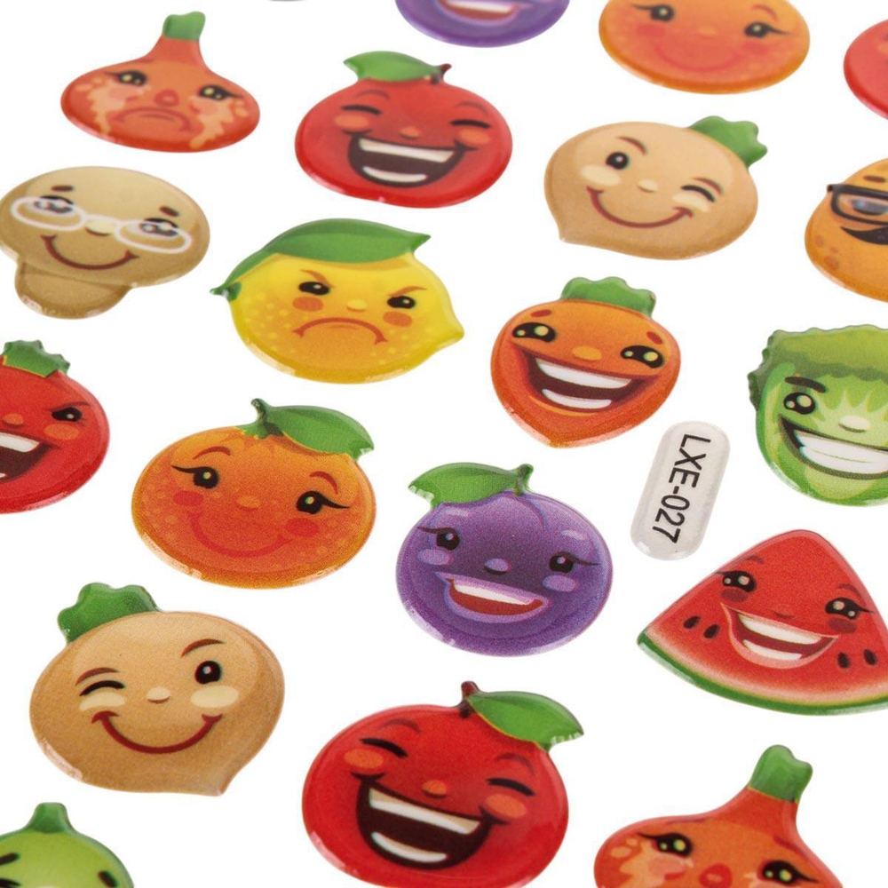 Наклейки выпуклые "Вкусняшки" 20*10см.