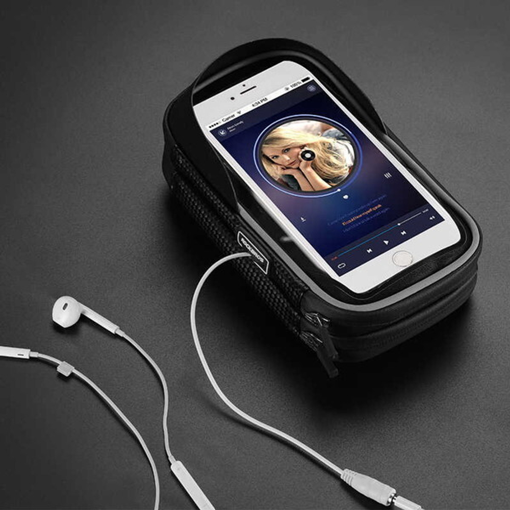 Сумка велосипедная на руль Rockbros B31-BK