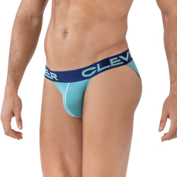 Мужские трусы танга бирюзовые Clever Moda MENTE BRIEF 161818
