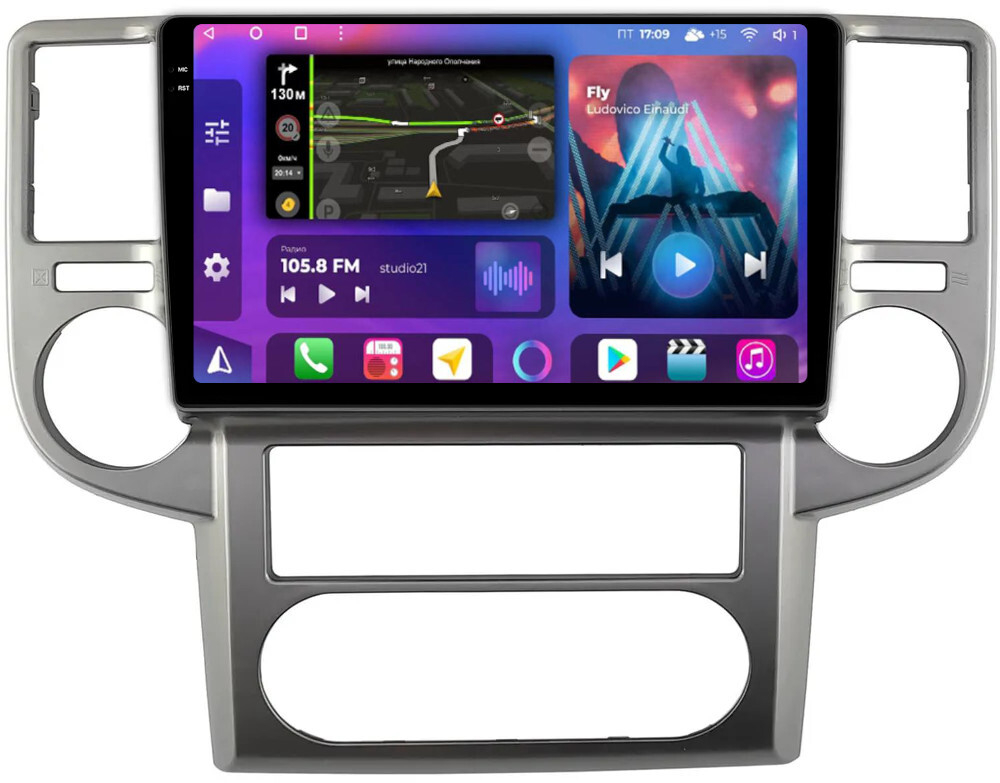 Магнитола для Nissan X-Trail T30 2003-2007 - FarCar BM10-7010F2 монитор 10.36" QLED на Android 14, TS10, 4+32Гб, CarPlay, 4G SIM-слот