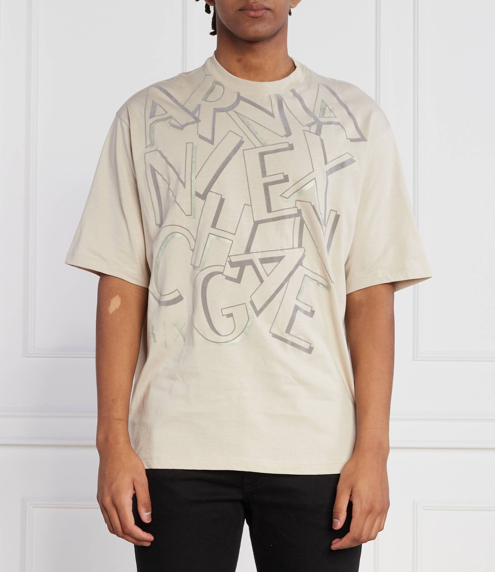 Футболка Armani Exchange - бежевый(6RZTBA ZJCEZ)