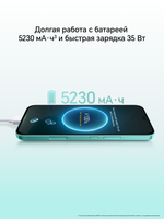 Смартфон HONOR 400 Lite 8/256 ГБ Global для РФ, Dual nano SIM, зеленый