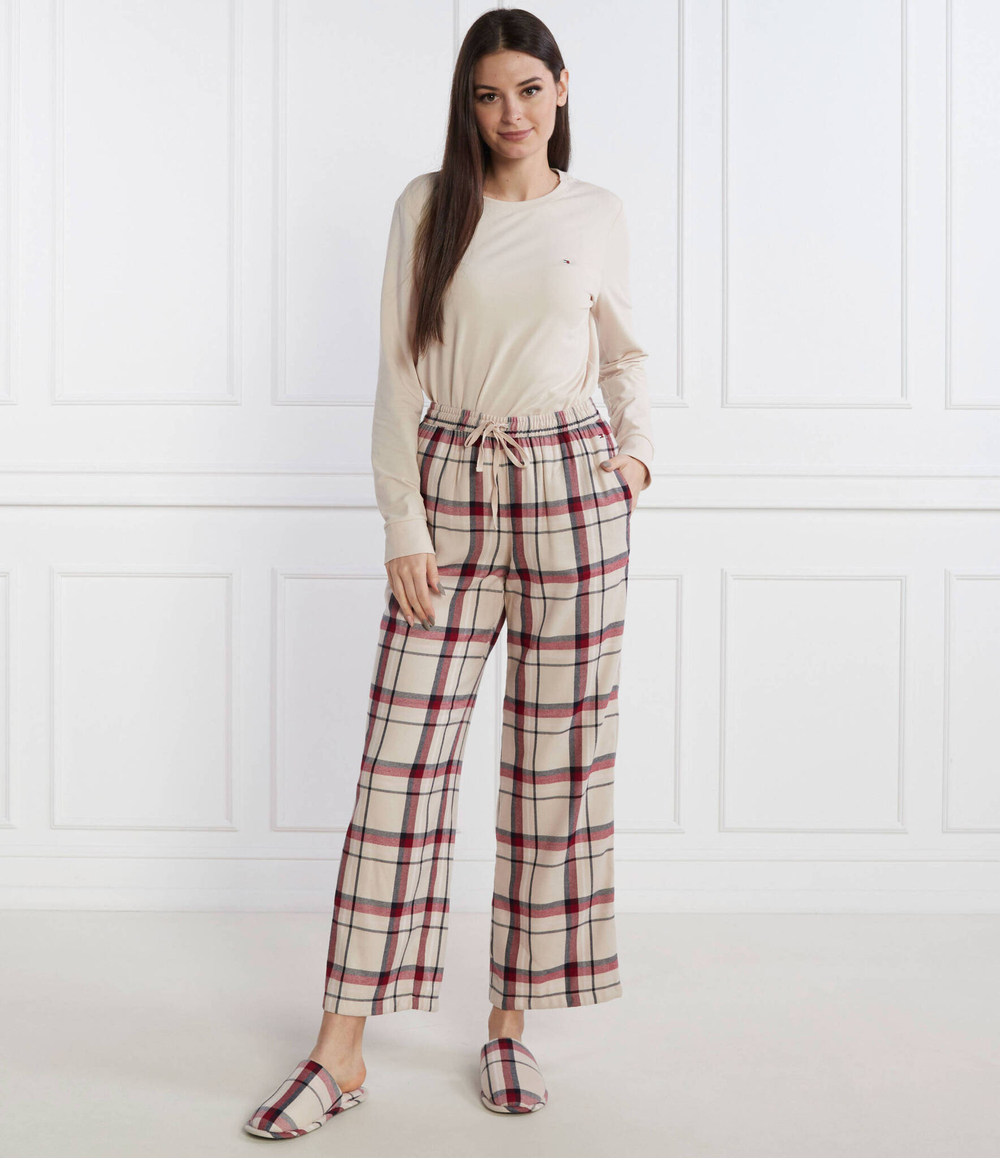 Пижамы Tommy Hilfiger - бежевый(UW0UW04853)