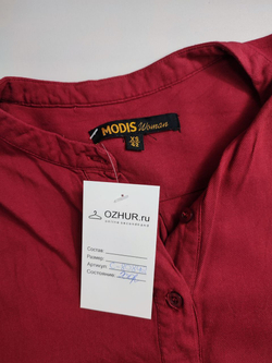Блузка Modis бордо 42 размер
