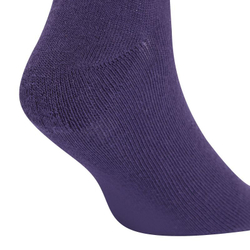 Теннисные носки Adidas Linear Kids Crew 3P - белый/розовый фьюжн/слива-аврора