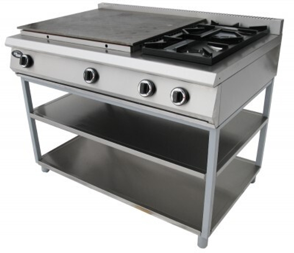 Плита газовая со сплошной поверхностью Ф6ЖТЛСПГ (2+2) (на подставке) арт. 13020п