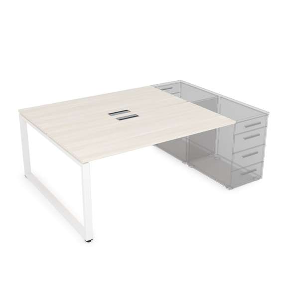 СТБ-О.978 Стол системы БЕНЧ на 2 рабочих места, приставной (1200*1435*750)