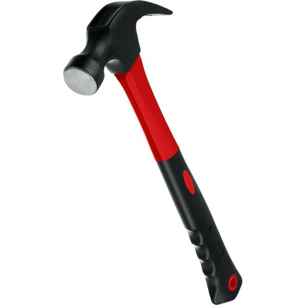 MIRAX  225 г, молоток-гвоздодёр столярный с фиберглассовой рукояткой (20231-225)