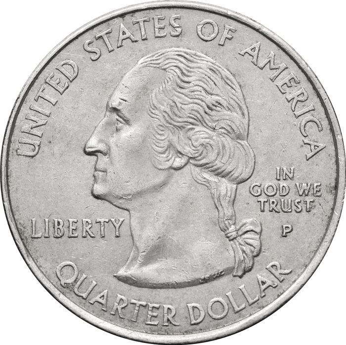 25 центов (1/4 доллара, квотер) 2005 США «Штат Орегон» (P)