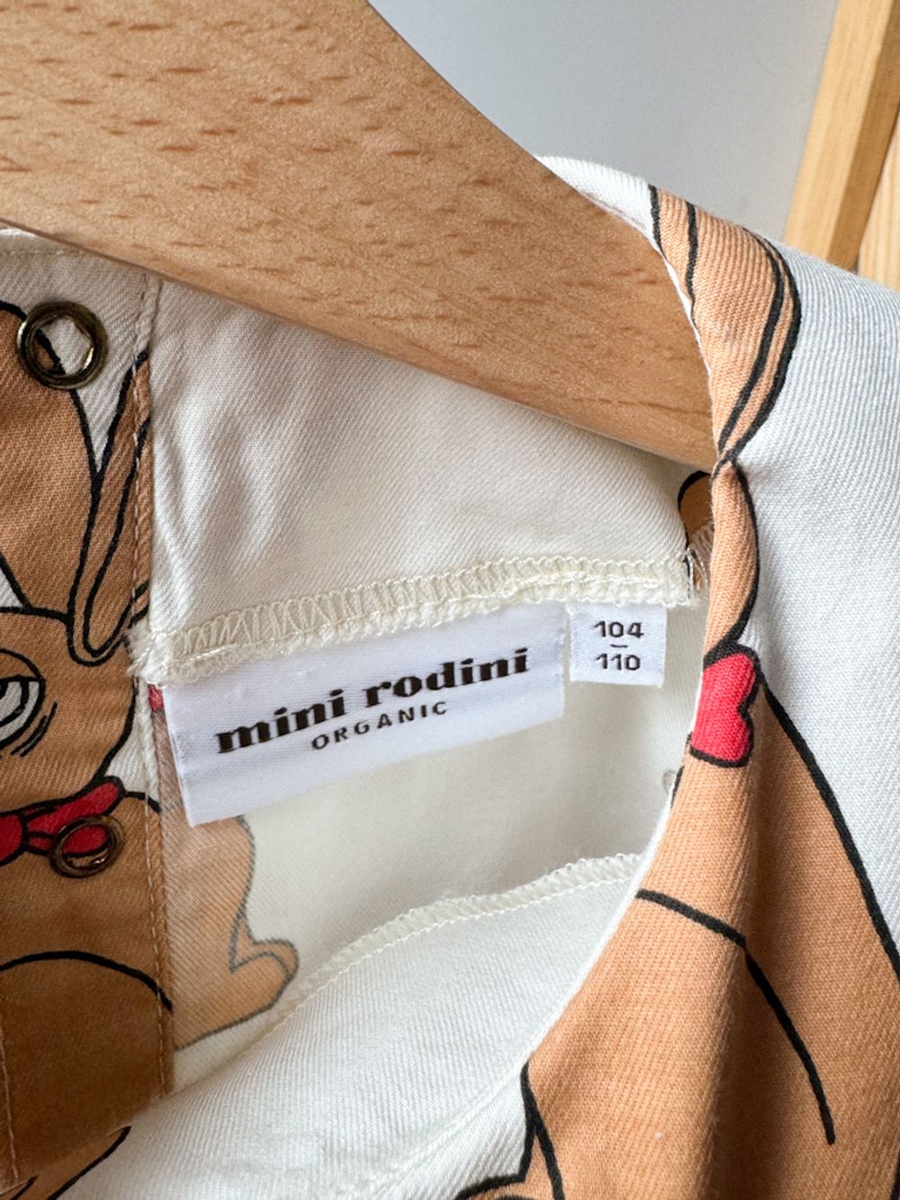 Хлопковое платье Mini Rodini, 110