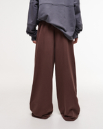 Baggy Trousers LOGO French Roast