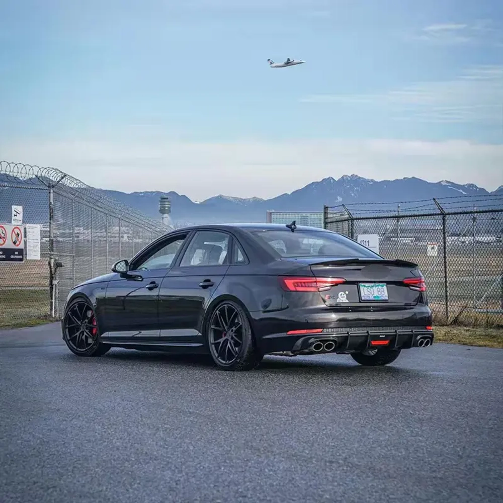 Карбоновый диффузор для AUDI S4 & A4 S LINE 2017 - 2019 B9 Ауди