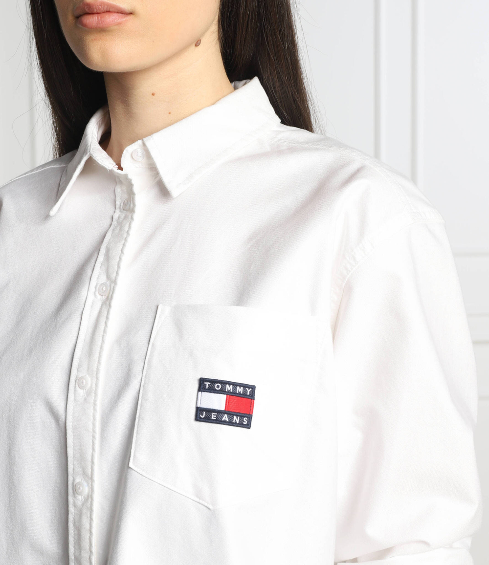 рубашка Tommy Jeans - белый(DW0DW13804)