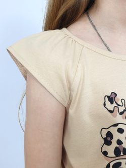 02-126-1 Комплект для девочки (футболка+ юбка)